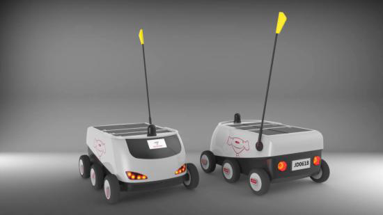 Veículo de entrega aut?nomo do grupo JD se prepara para entrar em funcionamento