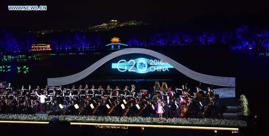 China dá as boas-vindas aos líderes do G20 com cerim?nia de abertura no Lago do Oeste