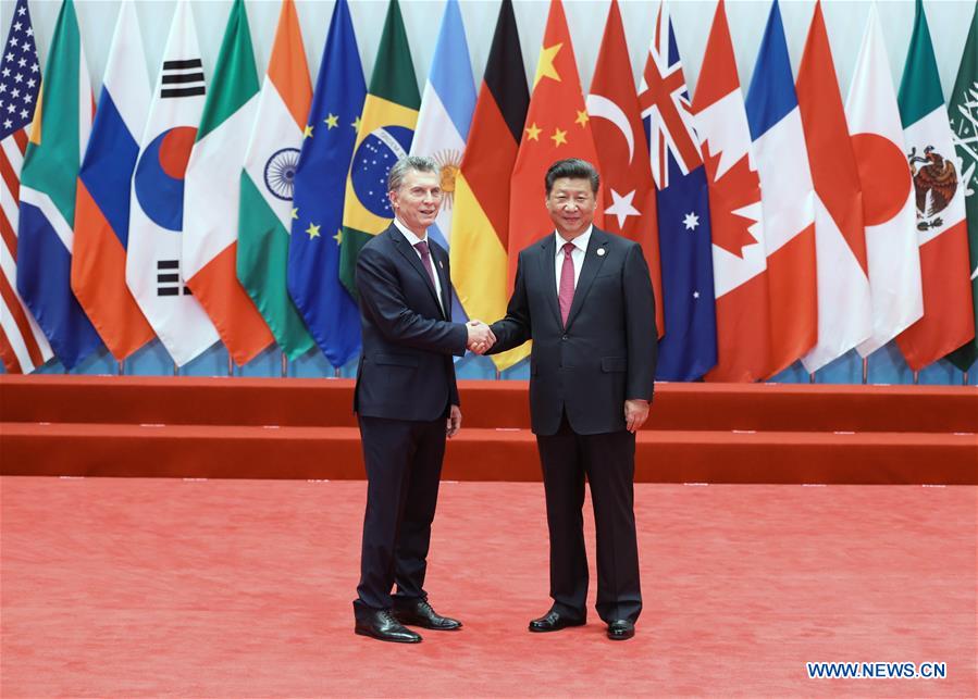 Presidente chinês profere discurso na cerim?nia inaugural da Cúpula do G20