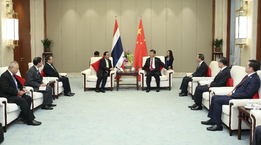 Presidente da China quer maior coopera??o com Tailandia