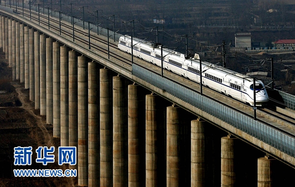 Comprimento total das ferrovias de alta velocidade da China supera 20 mil quil?metros