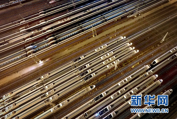 Comprimento total das ferrovias de alta velocidade da China supera 20 mil quil?metros