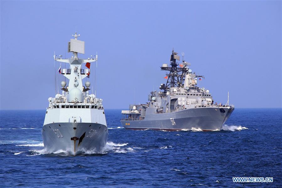 China e Rússia finalizam exercício conjunto no Mar do Sul da China