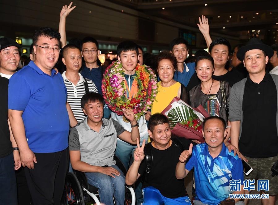 Delega??o paralímpica volta para China após campanha bem-sucedida no Rio