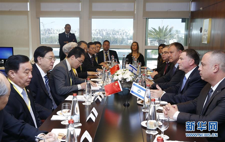 Líderes chinês e israelenses prometem intensificar coopera??o bilateral