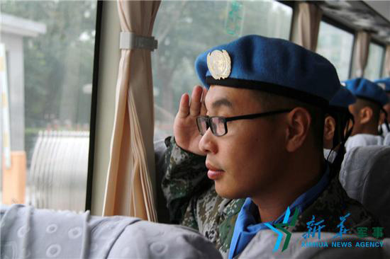 China envia novo grupo de for?as de manuten??o de paz para Libéria