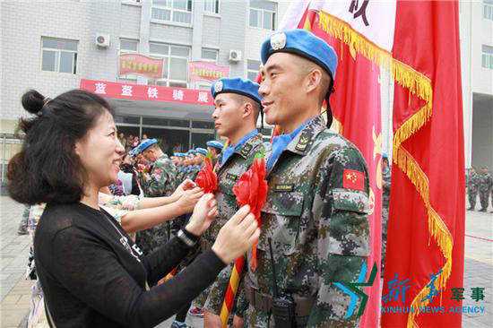 China envia novo grupo de for?as de manuten??o de paz para Libéria