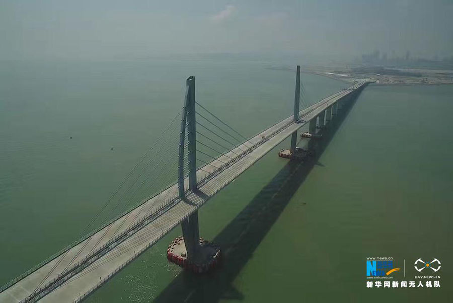 Maior ponte sobre mar no mundo dá mais um passo rumo à conclus?o