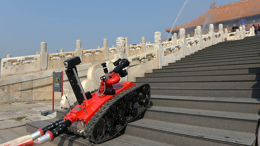 Cidade Proibida realiza maior prática de resposta a incêndios