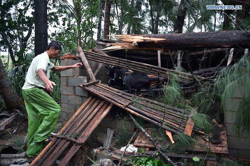 Tuf?o Sarika atinge Hainan