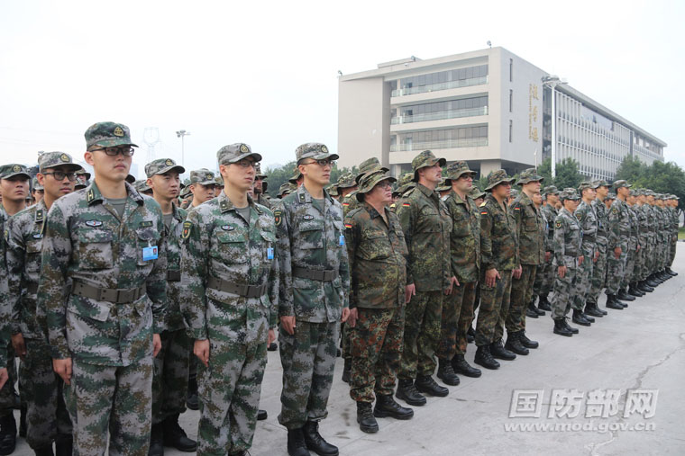 China e Alemanha fazem exercício de socorro médico