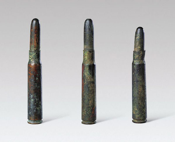 Objetos usados durante a Longa Marcha em exibi??o no Museu Nacional da China