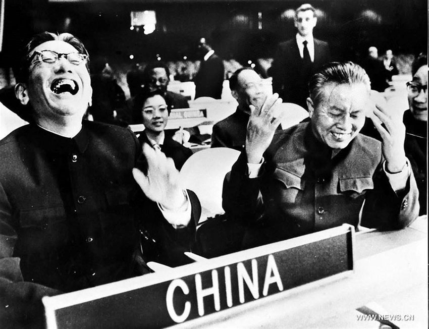 China refor?a apoio à ONU, 45 anos depois da restaura??o do seu assento