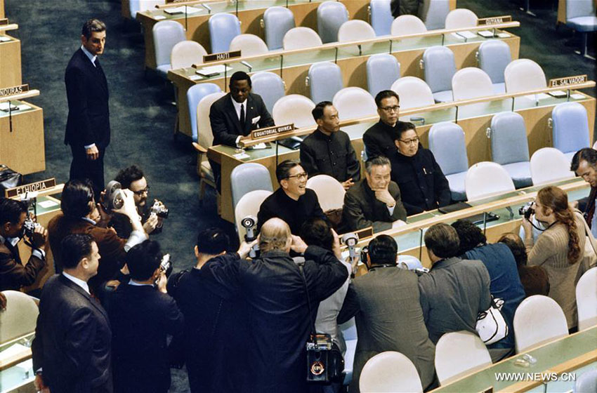 China refor?a apoio à ONU, 45 anos depois da restaura??o do seu assento
