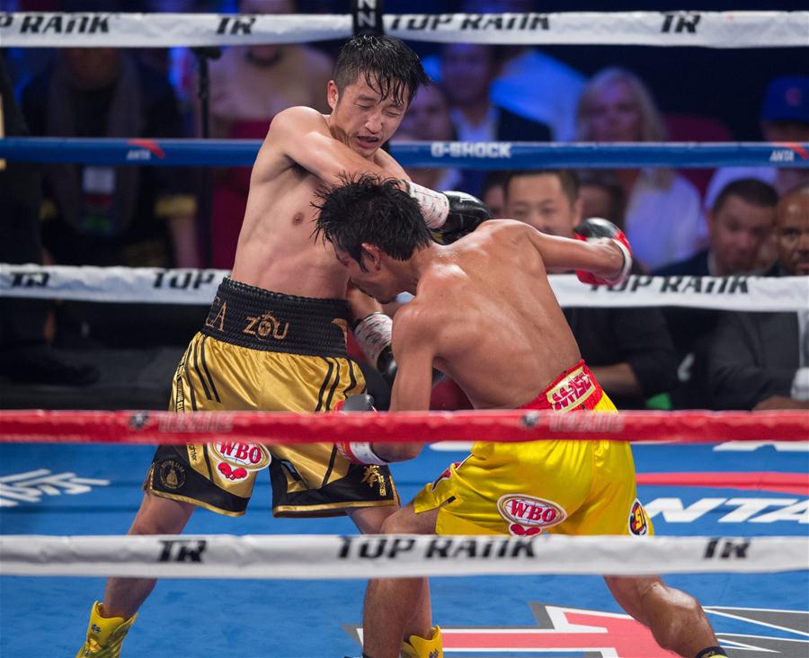 Chinês Zou Shiming é campe?o mundial da categoria peso-mosca da WBO