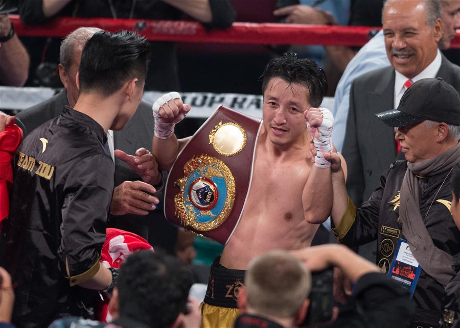 Chinês Zou Shiming é campe?o mundial da categoria peso-mosca da WBO