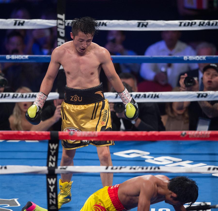 Chinês Zou Shiming é campe?o mundial da categoria peso-mosca da WBO