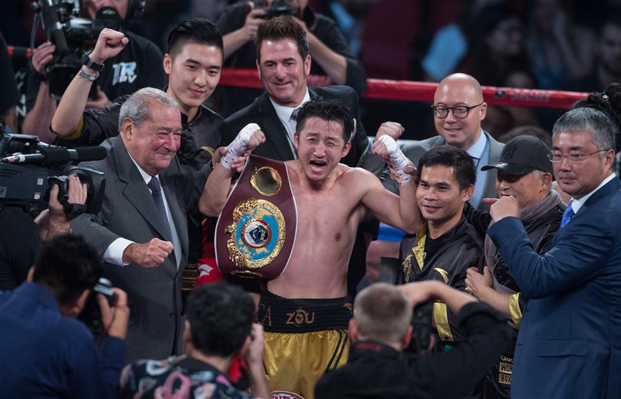 Chinês Zou Shiming é campe?o mundial da categoria peso-mosca da WBO