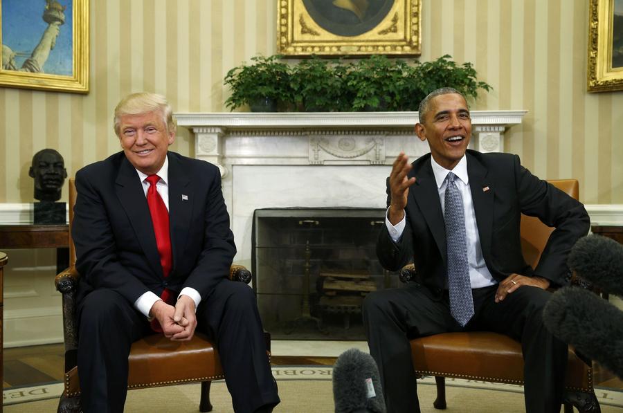 Obama se encontra com Trump na Casa Branca para discutir a transi??o de poder