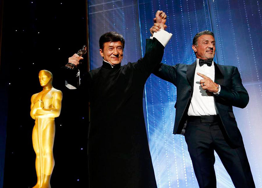Ator chinês Jackie Chan vence Oscar Honorário