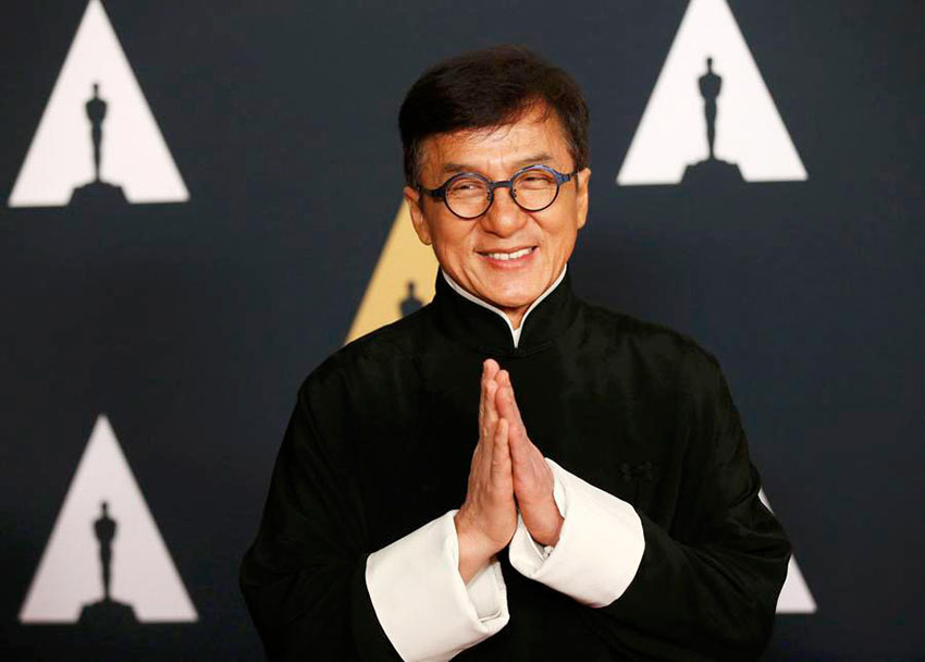 Ator chinês Jackie Chan vence Oscar Honorário