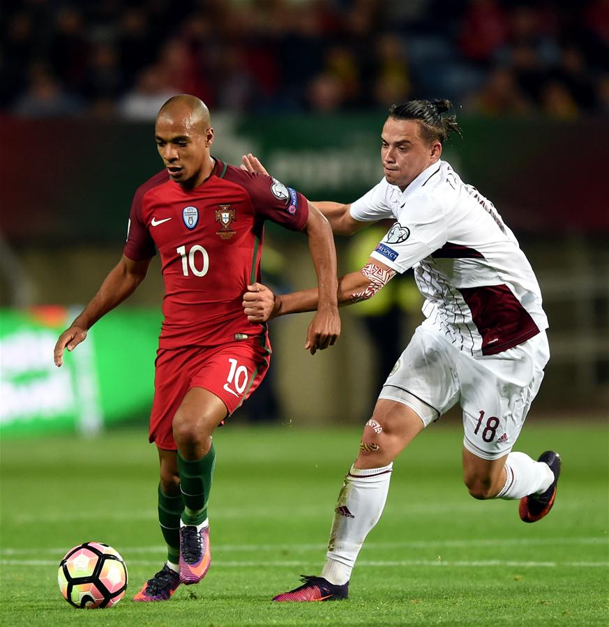 Eliminatórias para Copa do Mundo FIFA de 2018: Portugal vence Let?nia por 4 a 1