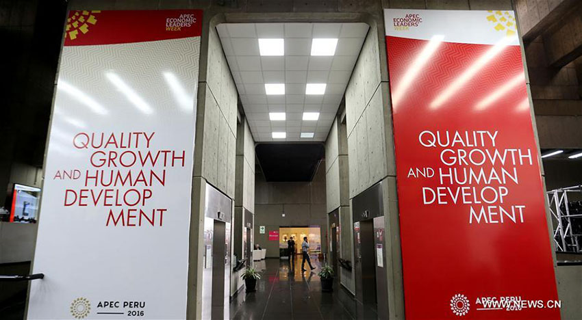 Semana de Líderes Econ?micos 2016 da APEC é inaugurada em Lima