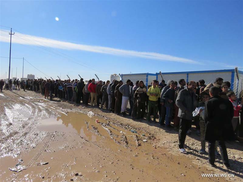 ONU: Mais de 68.500 pessoas deslocadas para opera??o militar de retoma de Mosul no Iraque