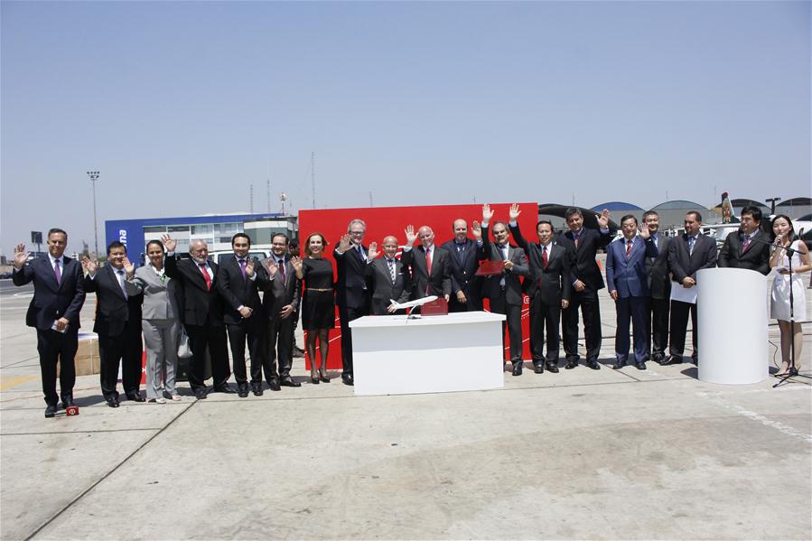 Avi?o cargueiro come?a a transportar produtos peruanos para China