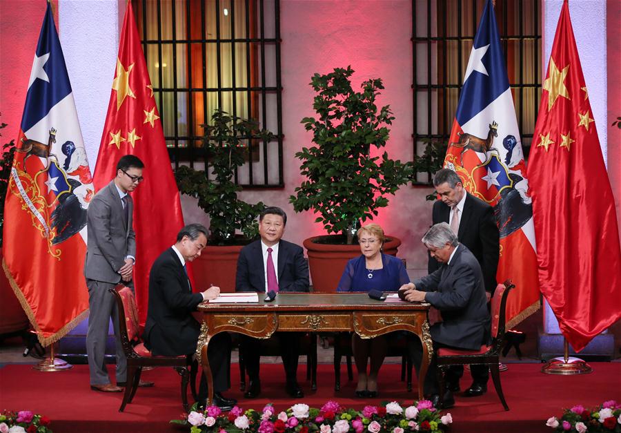 China e Chile elevam la?os para nível de parceria estratégica abrangente