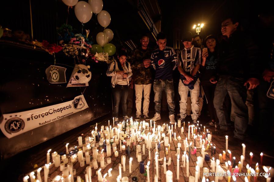 Brasil de luto pela equipe de futebol morta em acidente de avi?o