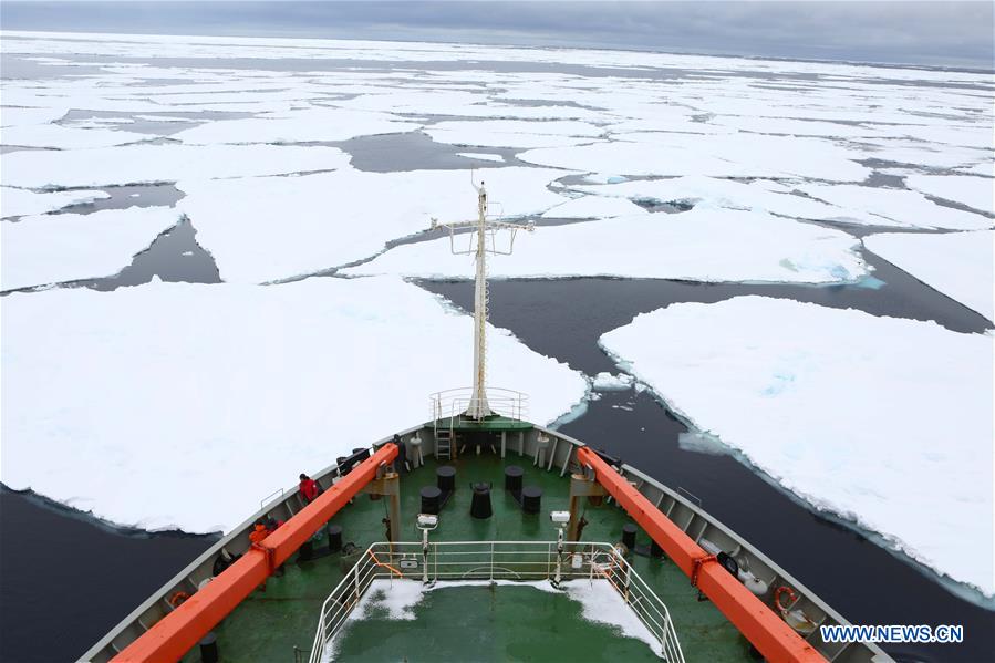Navio de pesquisa Xuelong na 33a expedi??o antártica