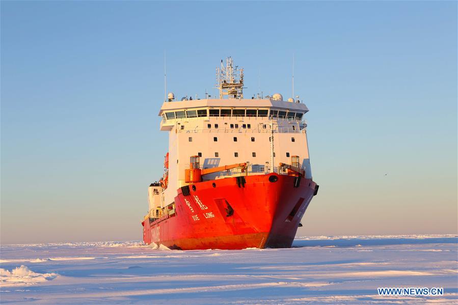 Navio de pesquisa Xuelong na 33a expedi??o antártica