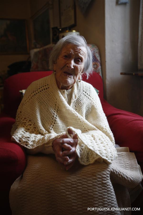 Mulher viva mais velha do mundo comemora seu 117o aniversário na Itália