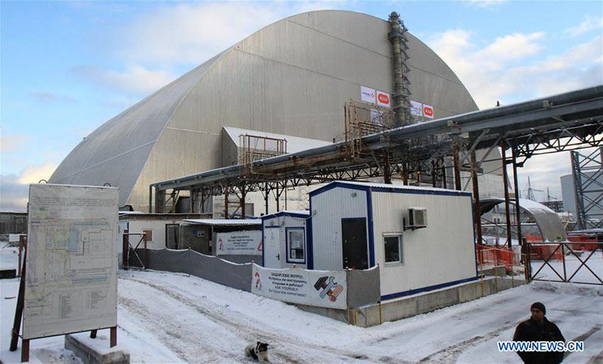 Ucrania constrói nova cobertura de seguran?a no local do reator de Chernobyl