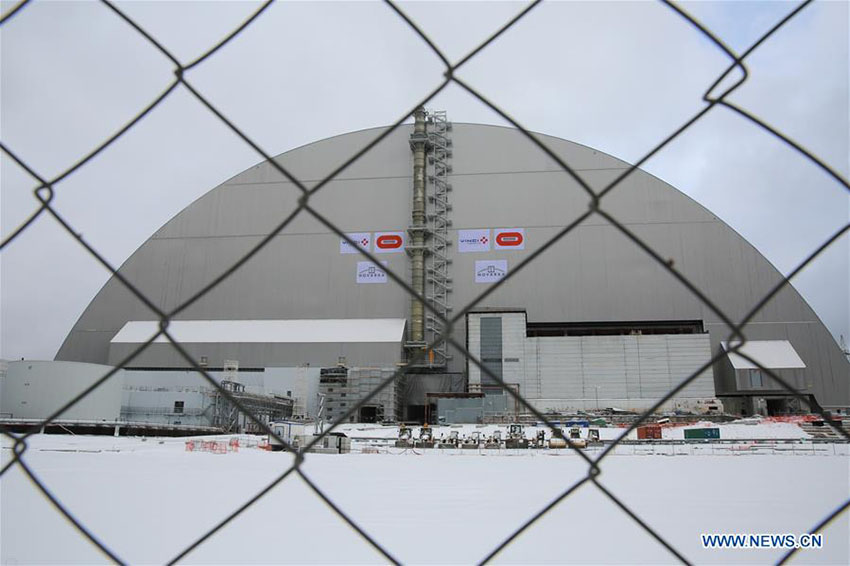 Ucrania constrói nova cobertura de seguran?a no local do reator de Chernobyl