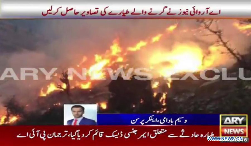 Queda de avi?o no Paquist?o n?o deixa sobreviventes