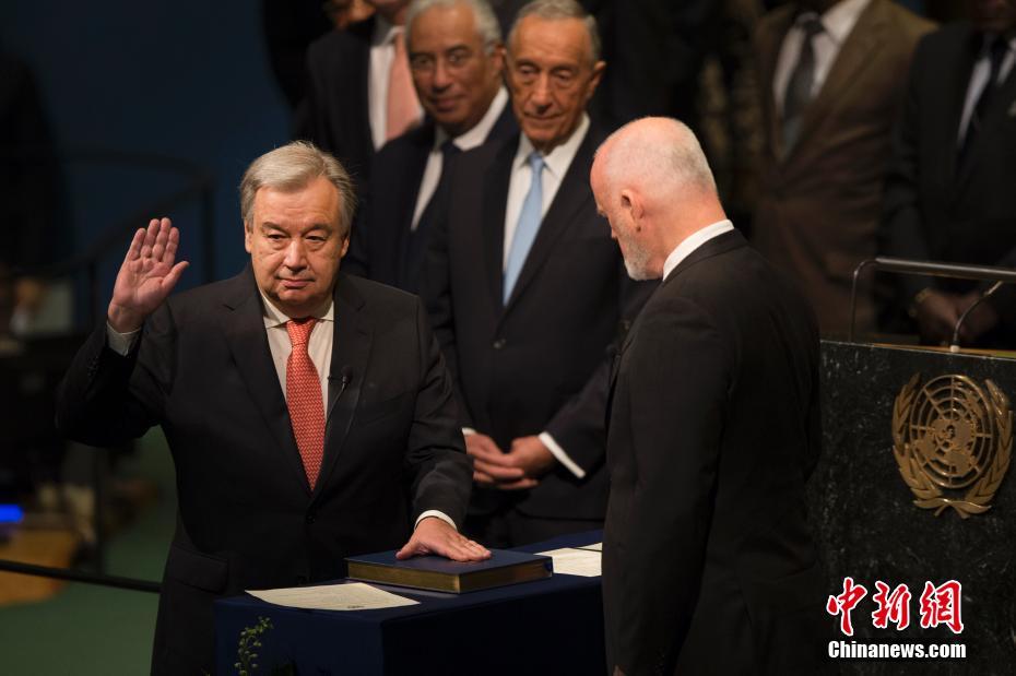 António Guterres presta juramento na sede das Na??es Unidas