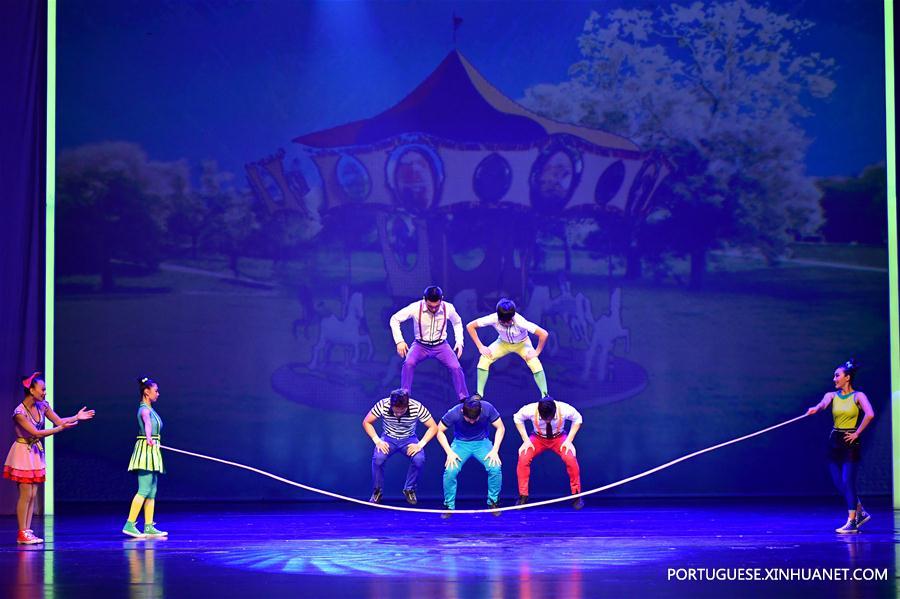 Luoyang realiza 3o Festival de Arte Acrobática da China
