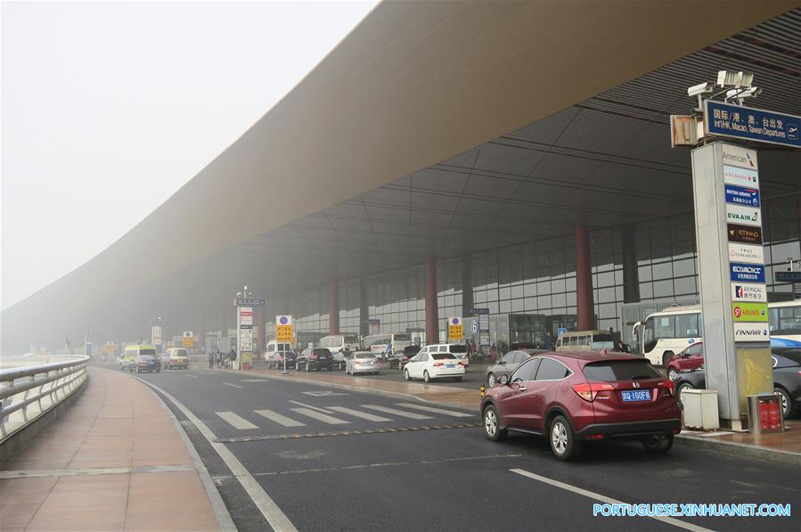 Polui??o pesada provoca atrasos generalizados e cancelamentos de voos em Beijing