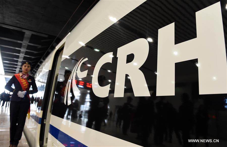 Se??o de Guiyang a Kunming da ferrovia Shanghai-Kunming estará em pleno funcionamento