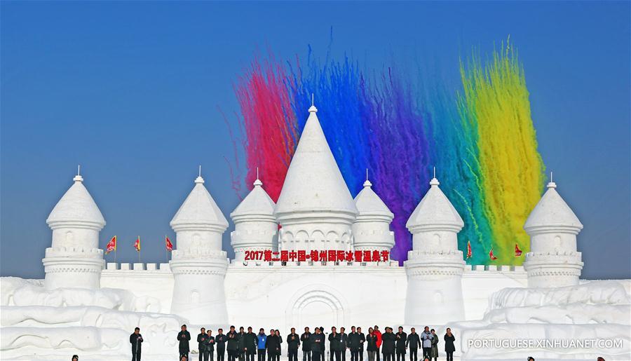 Jinzhou inaugura Festival Internacional de Gelo, Neve e Fontes Termais