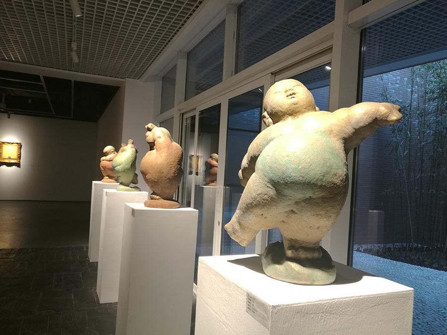 Museu de Songzhuang exibe obras de arte contemporanea chinesa