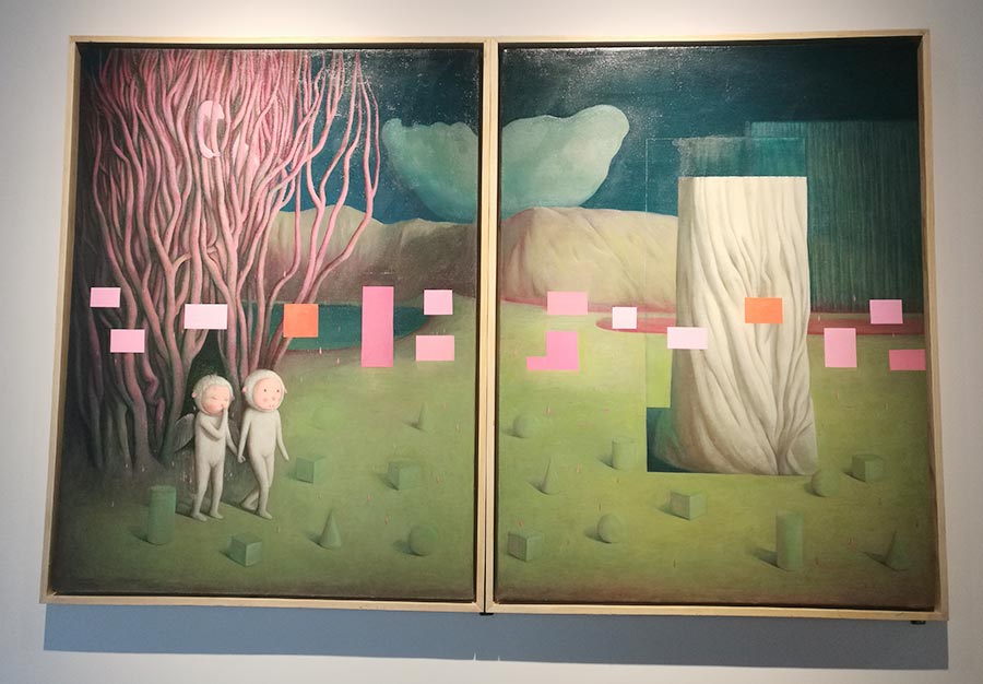 Museu de Songzhuang exibe obras de arte contemporanea chinesa