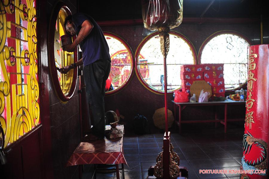 Templo na Indonésia prepara-se para Ano Novo Lunar Chinês