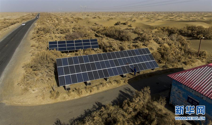 Condi??es adversas do Deserto Taklamakan progressivamente controladas