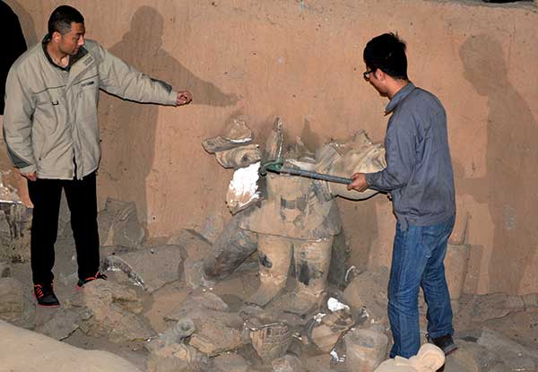 Autoridades extinguem falsifica??es de Guerreiros de Terracota