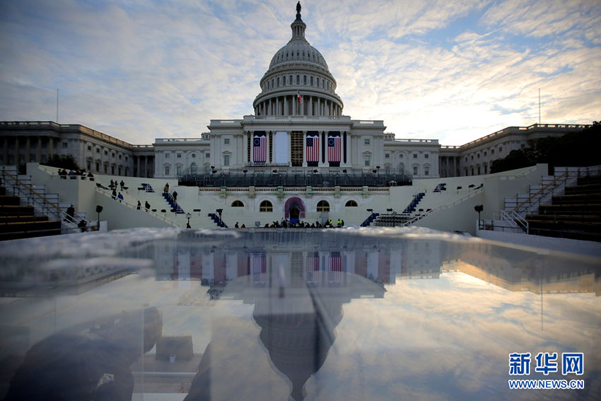 Ensaio da cerim?nia da tomada de posse de Trump realizado em Washington