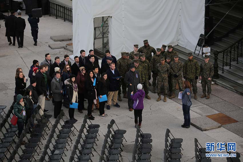 Ensaio da cerim?nia da tomada de posse de Trump realizado em Washington