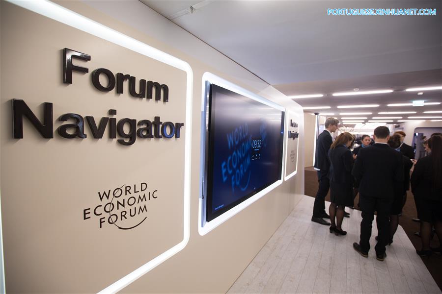 Preparativos para a 47a Reuni?o Anual do Fórum Econ?mico Mundial avan?am em Davos